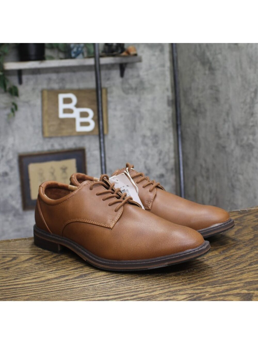 Goodfellow & Co Mens Leo Dress Shoes Lace Loafers 94566360 Brown 9.5W